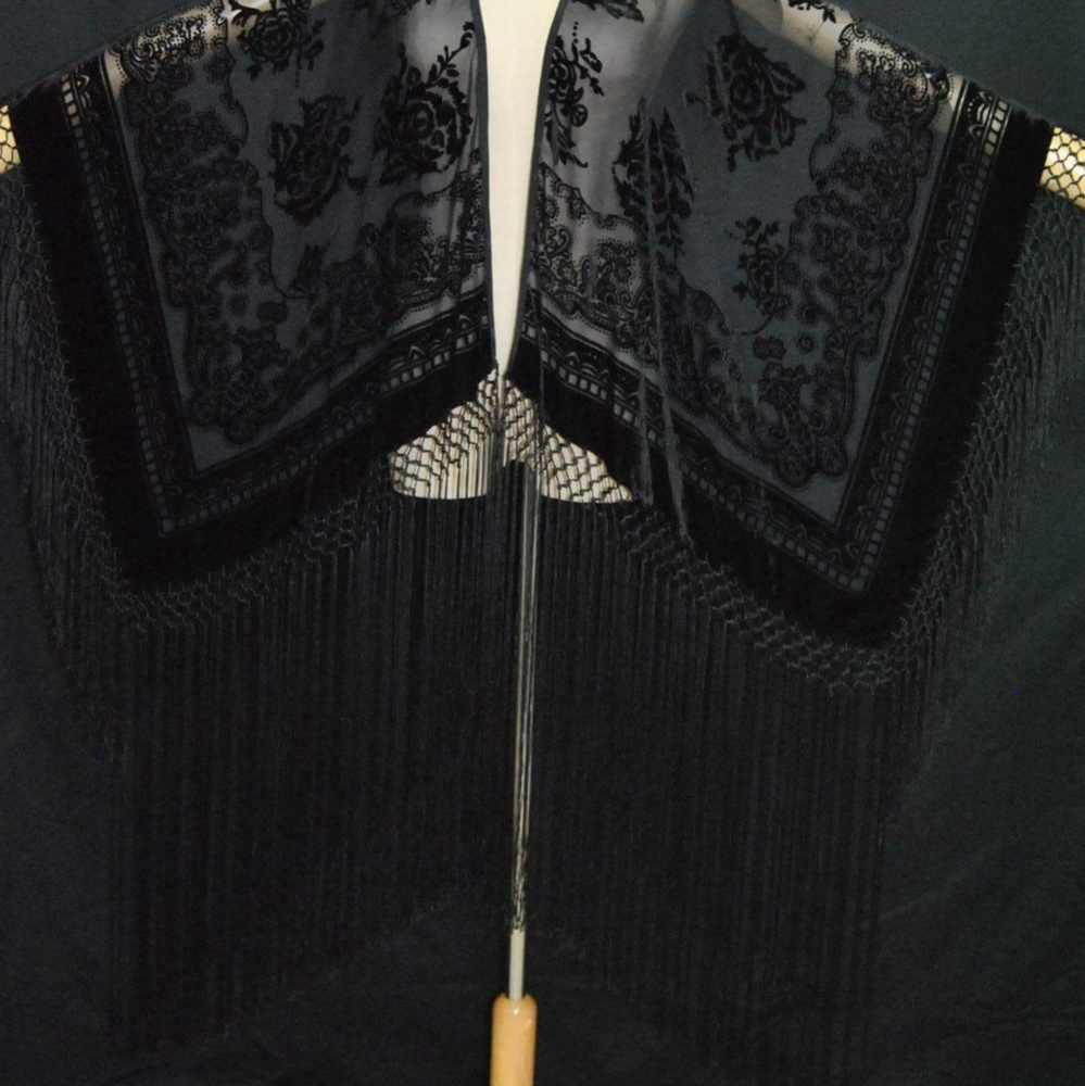 SOLDAmazing  Boho Kimono Shawl Cape in silk velvet